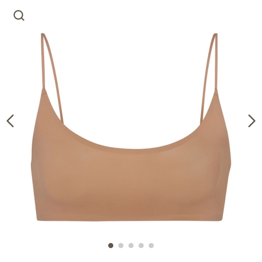 Skims Naked Scoop Bralette, Color: Sienna